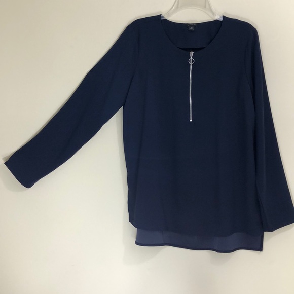 Ann Taylor Tops - Ann Taylor tunic , Size M -Tall, Midnight Blue.